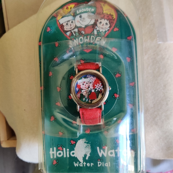 NIB Vintage Raggedy Ann & Andy Snowden  Collectible Watch - Picture 2 of 6